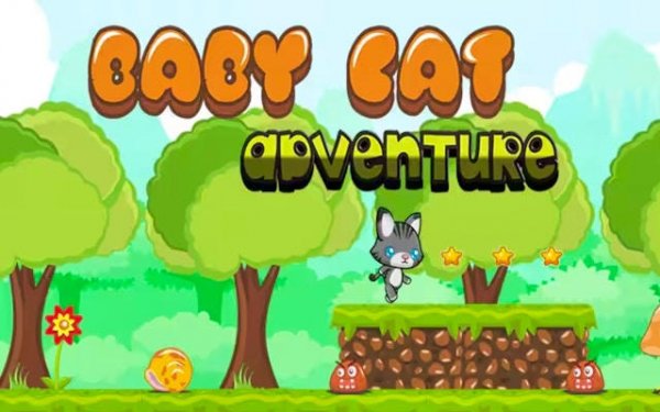 Baby Cat Adventure: Kitten Rescue Platformer Online Game