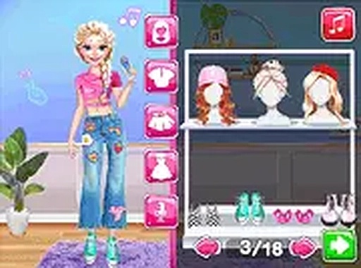 Princess Idol Fashion Star Dress Up Game