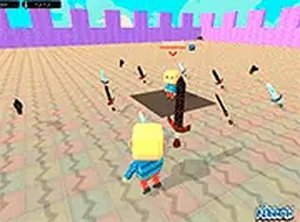 Geometric Platform Battle Arena