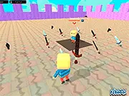 Geometric Platform Battle Arena
