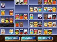 Supermarket Sort and Match Puzzle Game