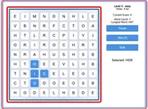 Word Construct Solitaire Puzzle Game