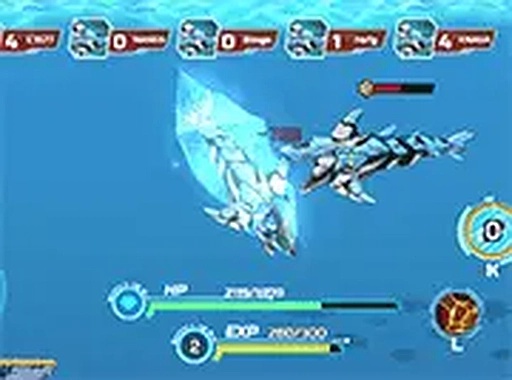 Mechanical Shark Combat Arena