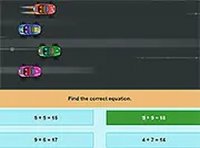 Math Racing Addition Challenge