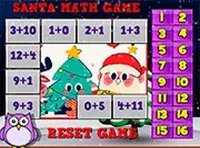Santa Number Match Puzzle